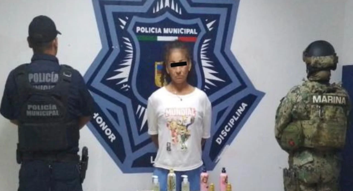 Detienen a mujer por robo en supermercado de Cajeme; SSPM refuerza vigilancia en comercios
