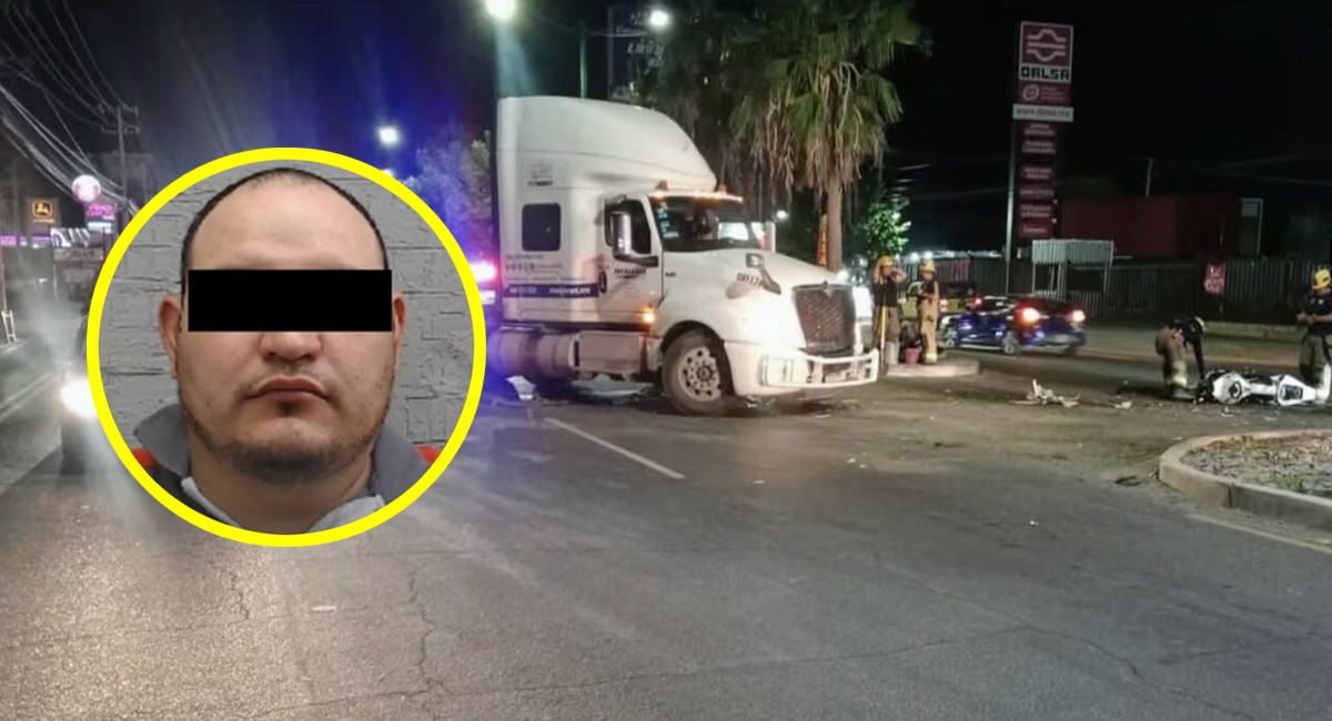 Detienen y procesan a chofer de tráiler que atropelló y mató a joven paramédicos en Hermosillo