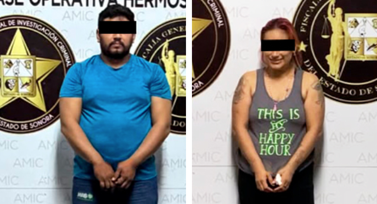 Dos cateos en Hermosillo terminan con dos personas detenidas y 50 envoltorios de crystal asegurados