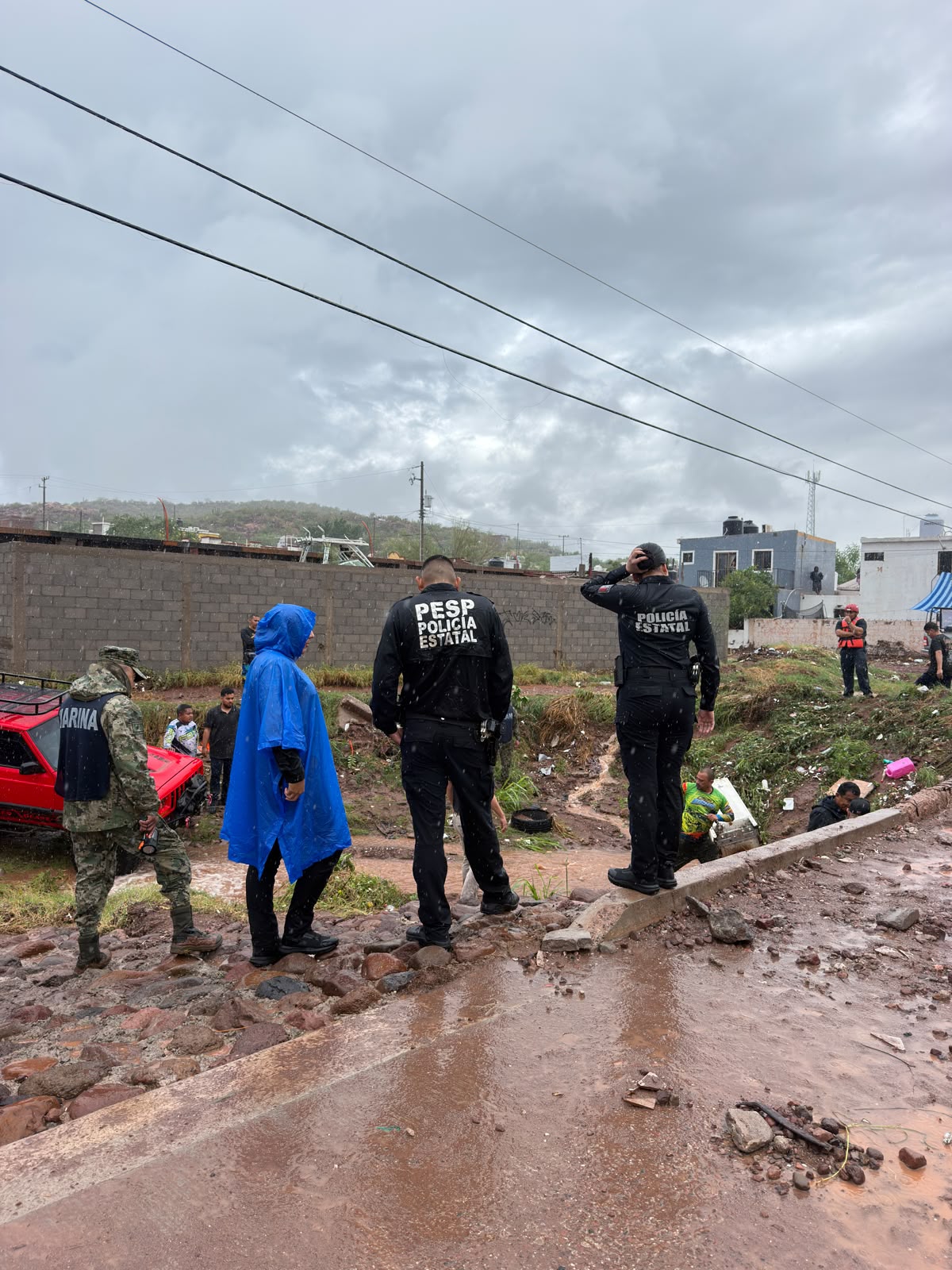 Durazo activa operativo por lluvias en Guaymas y Empalme; piden evitar zonas inundadas