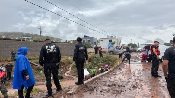 Durazo activa operativo por lluvias en Guaymas y Empalme; piden evitar zonas inundadas