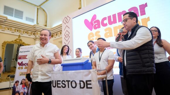 Durazo arranca campaña de vacunación contra influenza, COVID-19 y neumococo en Sonora