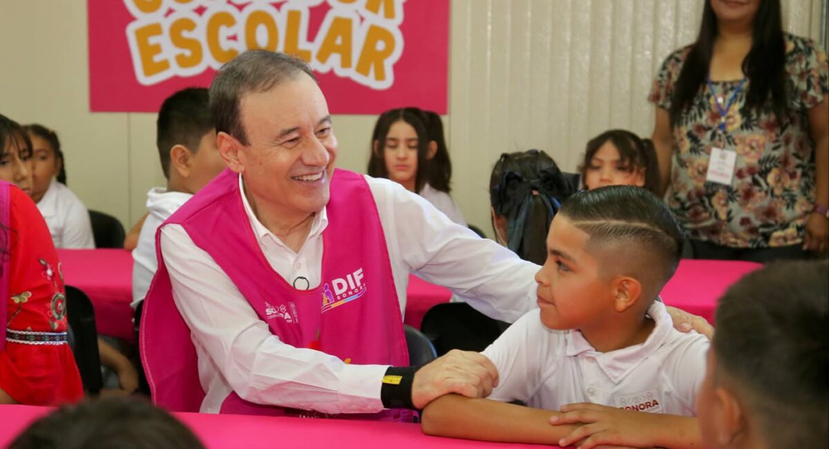 Durazo entrega más de 12.8 millones de raciones escolares en Sonora durante 2026