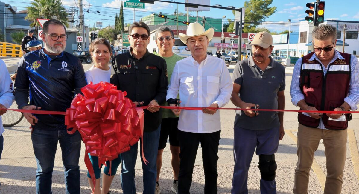 Durazo inaugura puente de 17 millones en Nogales tras demanda de 50 años