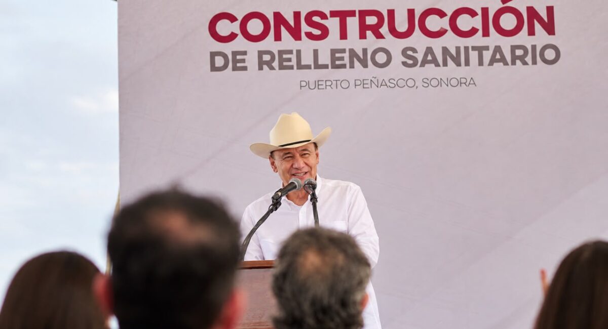 Durazo reporta 80% de avance en nuevo relleno sanitario de Puerto Peñasco