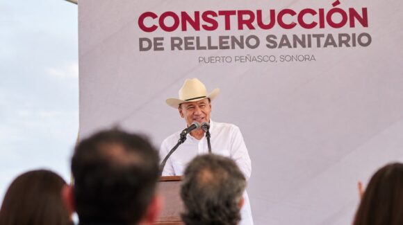 Durazo reporta 80% de avance en nuevo relleno sanitario de Puerto Peñasco