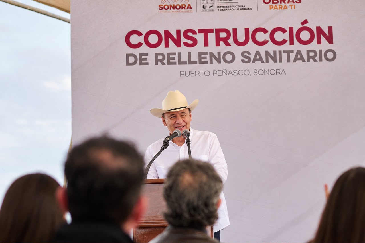 Durazo reporta 80% de avance en nuevo relleno sanitario de Puerto Peñasco