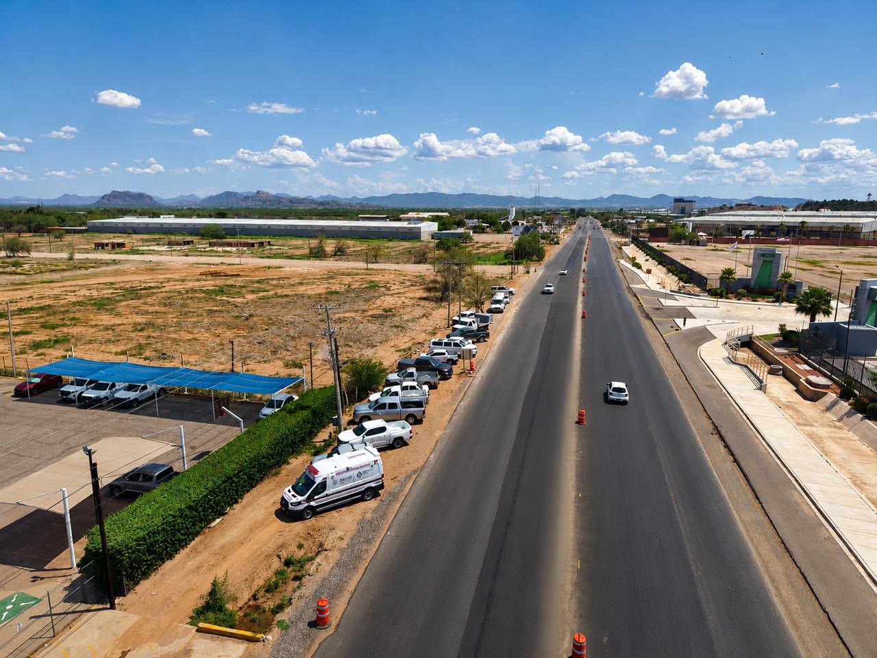 Durazo reporta 95% de avance en carretera Hermosillo-Bahía de Kino
