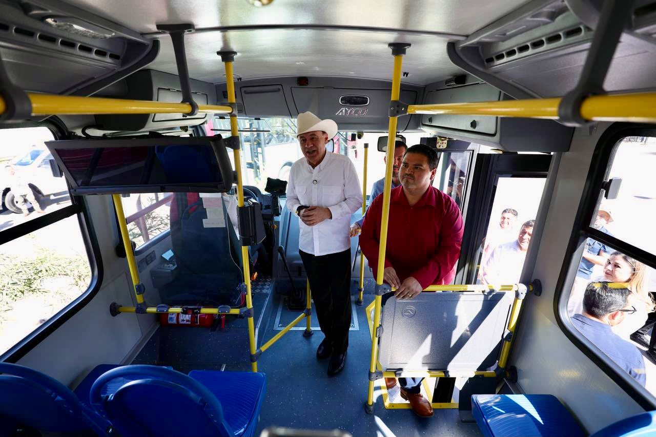 Durazo suma 175 nuevos camiones al transporte de Hermosillo con inversión de $574 millones