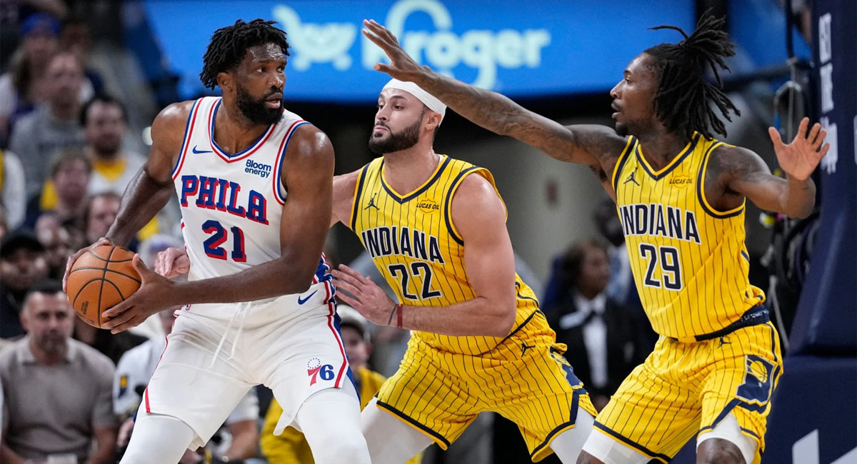 Embiid se despachó con un doble-doble para los Sixers
