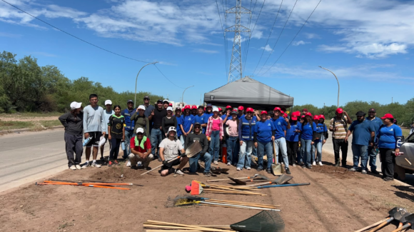 Ecojóvenes en Acción realizan jornada de reforestación en Obregón