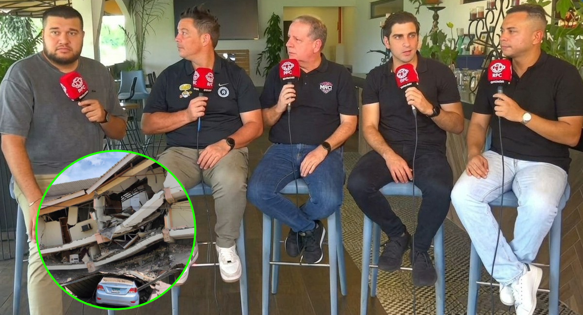El sismo de 7.7 que golpeó Panamá ocurrió en medio de una transmisión en vivo de un conocido programa deportivo