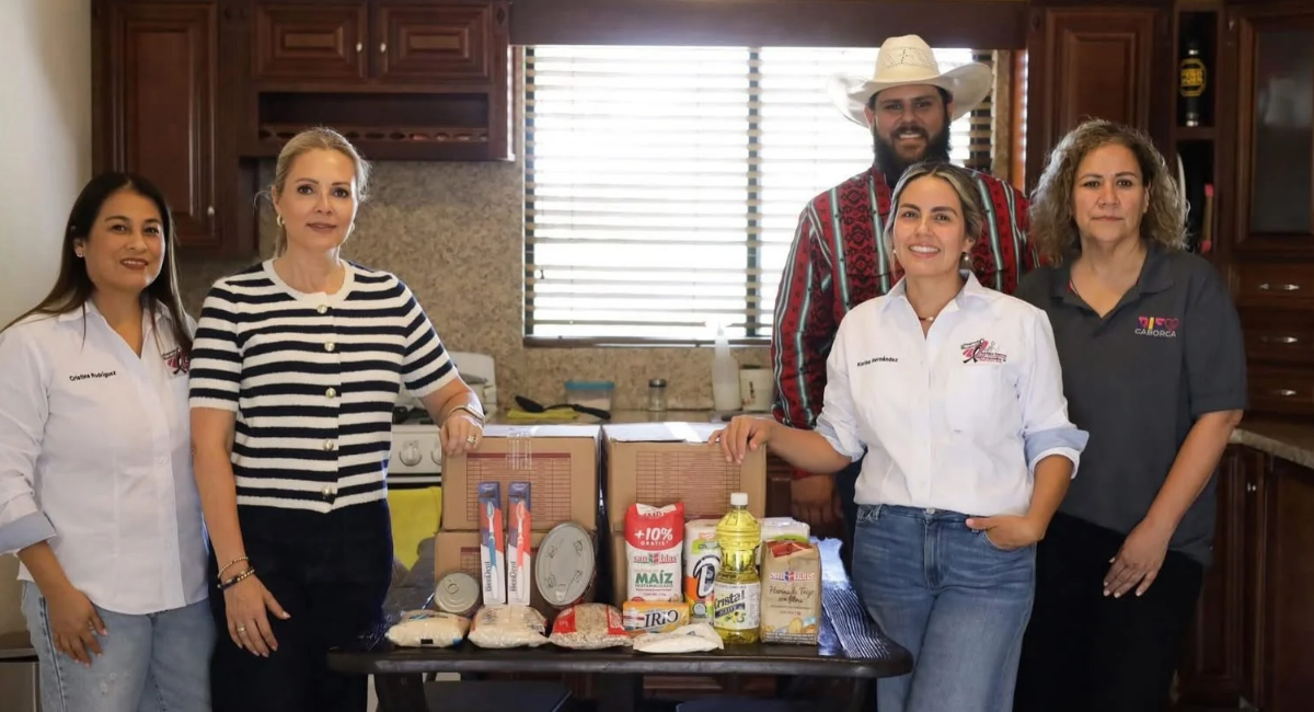 Entrega DIF Caborca apoyos alimentarios en instituciones asistenciales del municipio