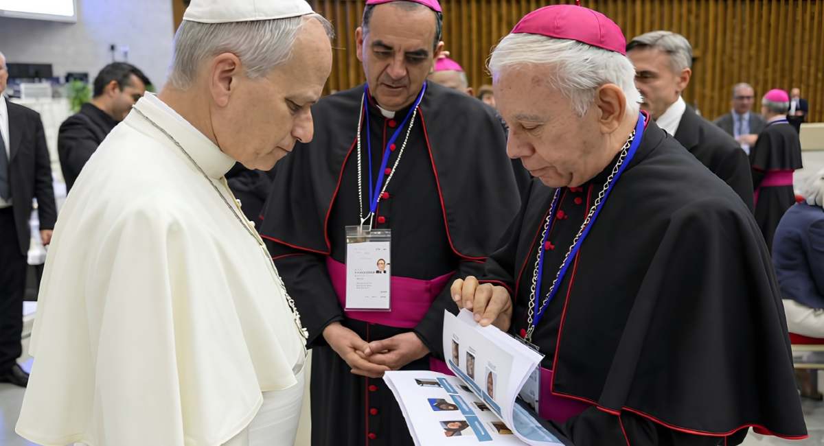 Episcopado entrega al Papa León XIV un libro con fotos de 132 mil desaparecidos en México