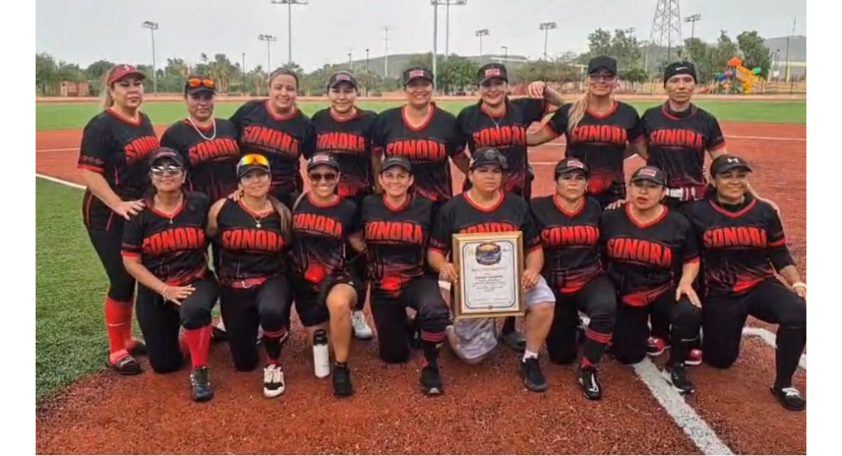 Equipo de Caborca conquista campeonato nacional de sóftbol femenil en categoría Súper Máster
