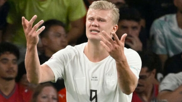 Haaland abandona el partido ante Portugal por molestias y pone en duda su regreso con el Manchester City