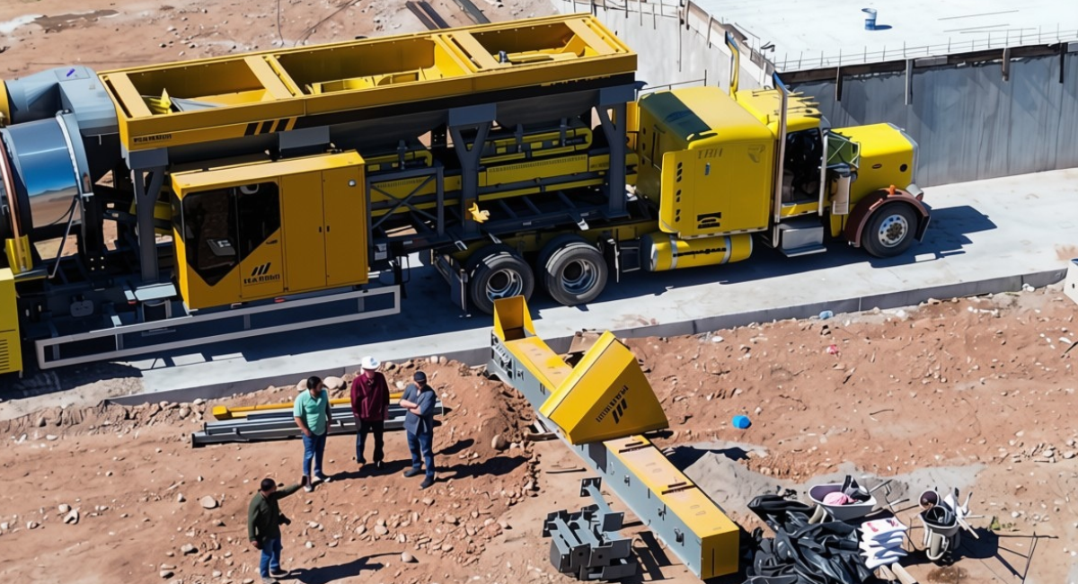 Fábrica de Asfalto de Navojoa entra en su etapa final de construcción con un 90% de avance
