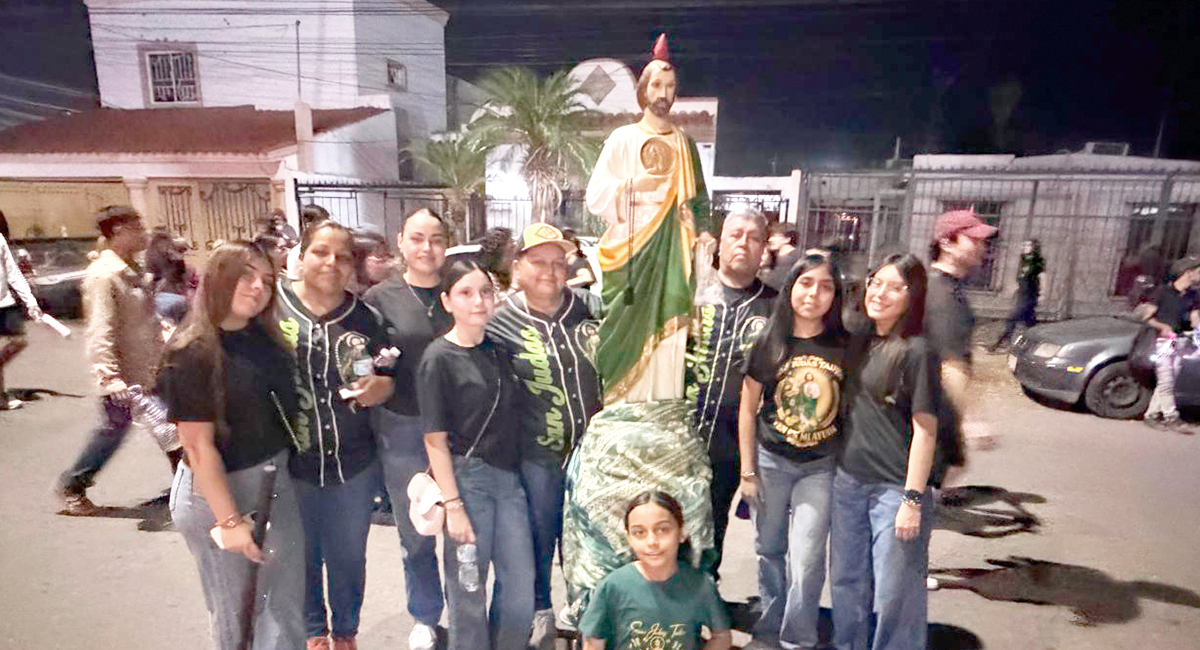 Familia Encinas mantiene su fe en San Judas Tadeo tras 22 años de peregrinaciones anuales.