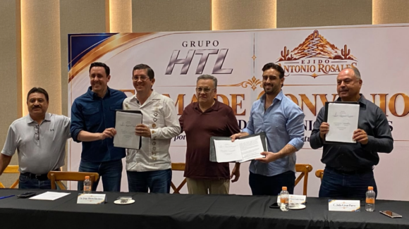 Firman convenio para la construcción del nuevo parque industrial en Navojoa