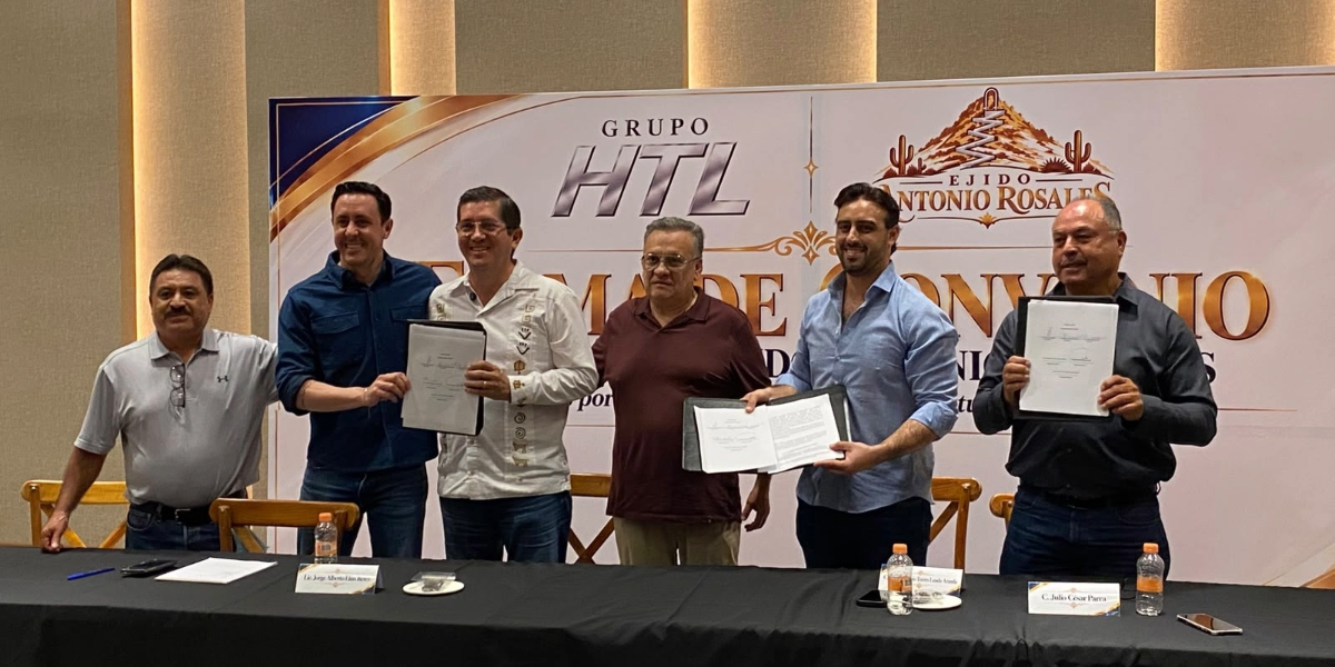 Firman convenio para la construcción del nuevo Parque Industrial en Navojoa