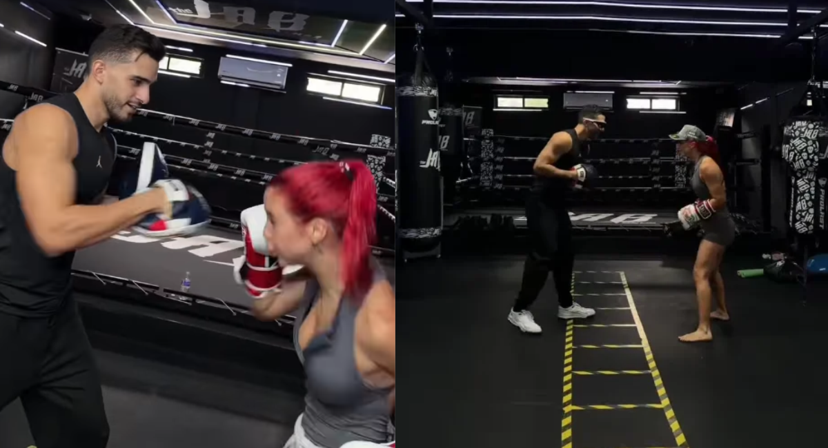 Flor Vigna y el sobrino de Yahir desatan rumores de romance tras entrenar juntos