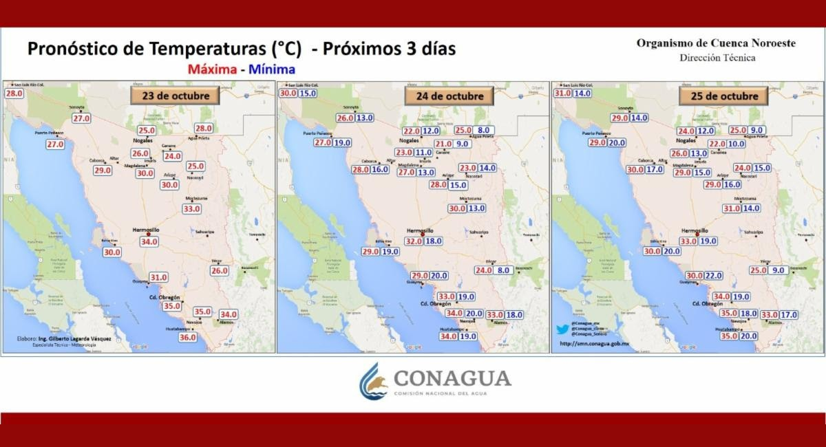 Frente Frío 3 provocará descenso de temperaturas y lluvias este fin de semana en Sonora: CEPC
