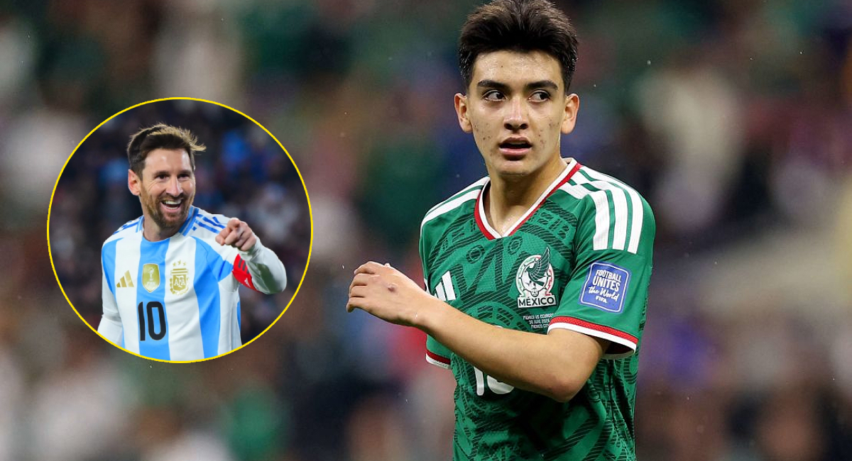 Gilberto Mora agradeció a Lionel Messi por considerarlo dentro de las mayores promesas del futbol mundial