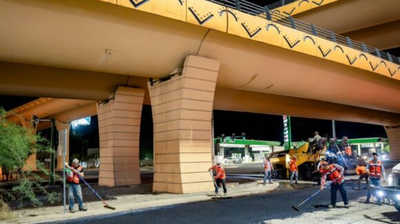 Gobierno de Hermosillo avanza con rehabilitación de vialidad en jornadas de día y de noche