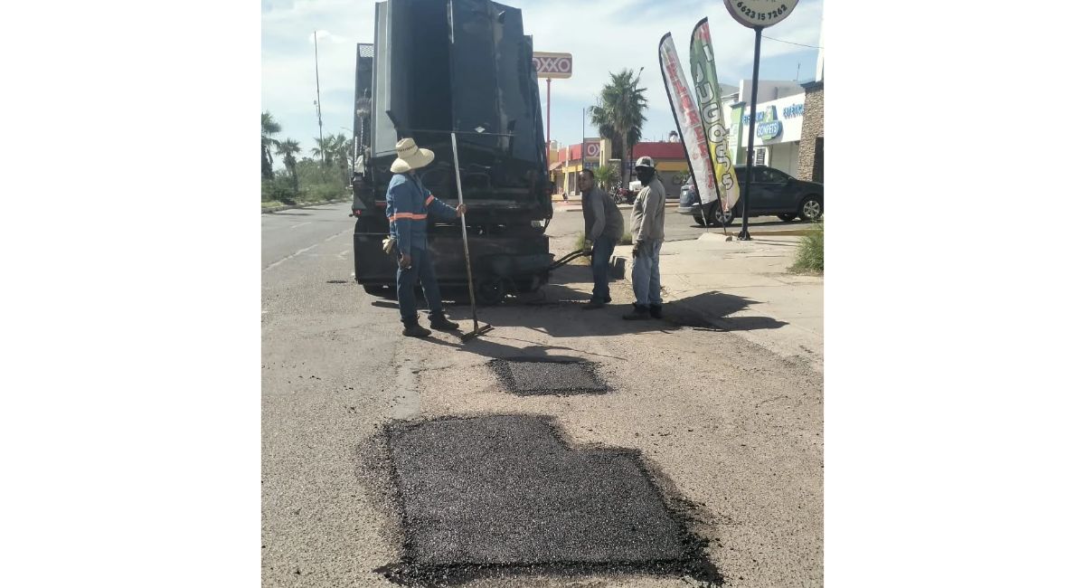 Gobierno de Hermosillo avanza con rehabilitación de vialidad en jornadas de día y de noche