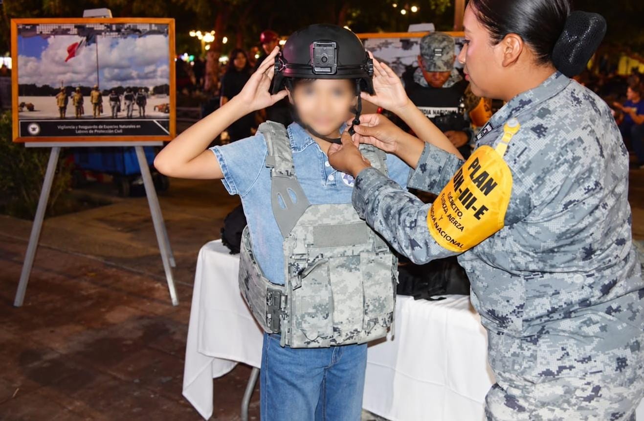 Guardia Nacional realiza jornadas de proximidad y exhibiciones en Bahía de Kino
