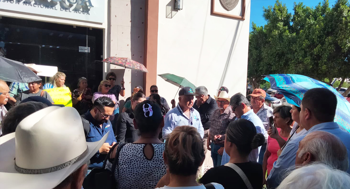Habitantes de Buenavista toman oficinas de Conagua en Obregón por la mala calidad del agua