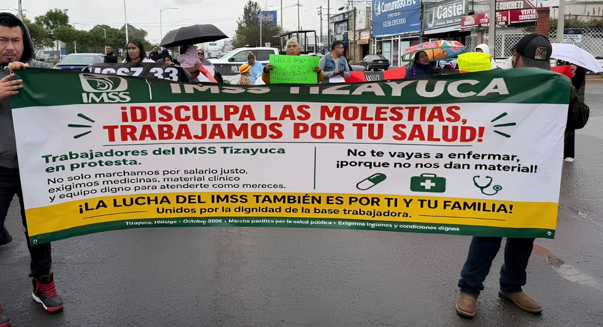 "Hay demandas legítimas que hay que atender": Sheinbaum reconoce protestas de trabajadores del IMSS