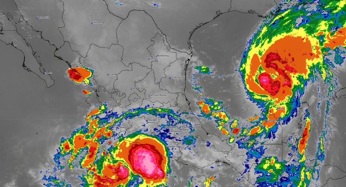 Huracán 'Isaías' se intensifica y alcanza categoría 2 en el Golfo de México