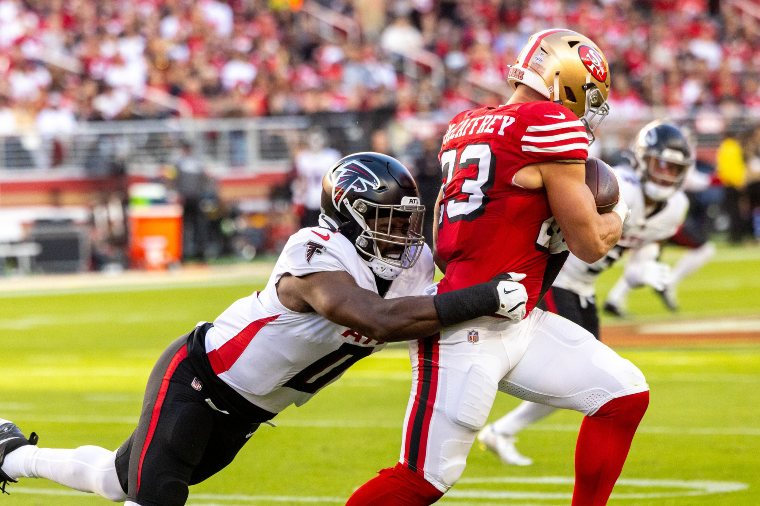 Falcons moverán a Mike Hughes al puesto de nickel ante 49ers por la lesión de Billy Bowman Jr.