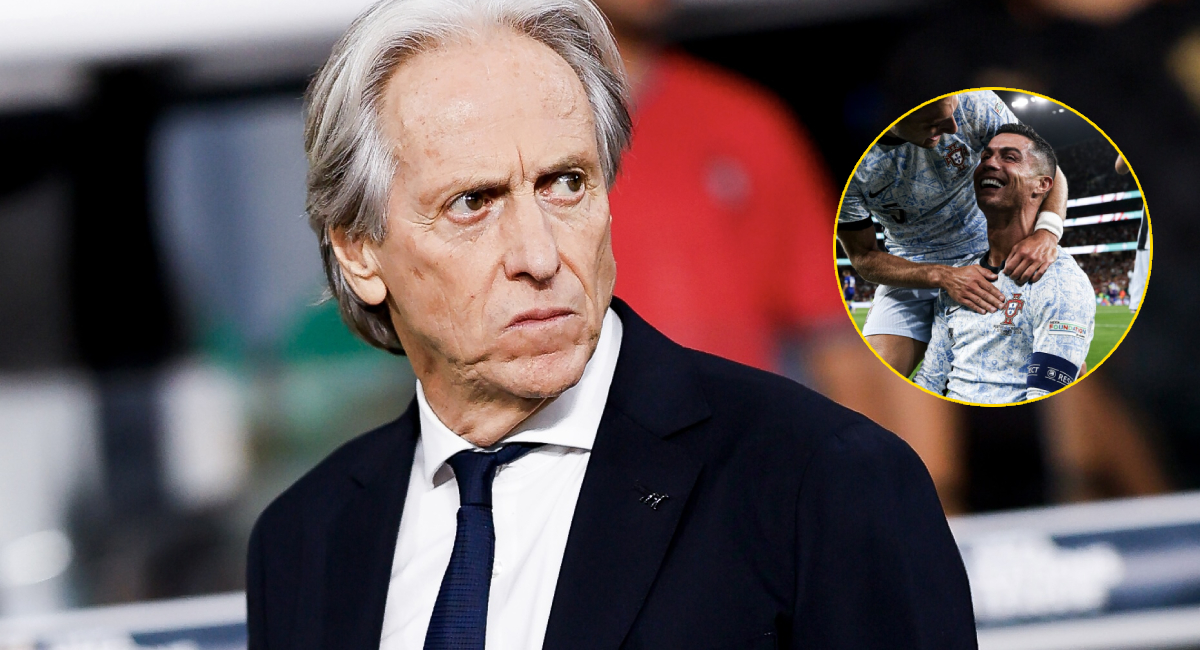 Jorge Jesús, técnico de Portugal, evadió las preguntas relacionadas a la polémica despedida de Cristiano Ronaldo