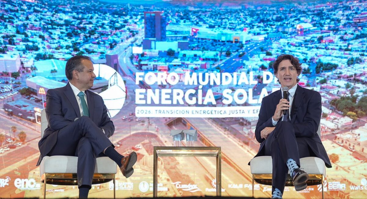 Justin Trudeau destaca liderazgo de Hermosillo en desarrollo sustentable durante Foro Mundial de Energía Solar