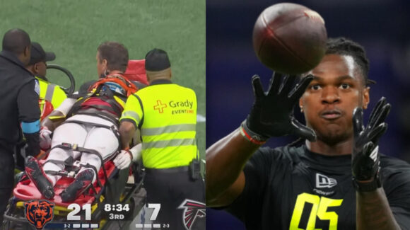 Kendal Daniels sufre impactante golpe en el cuello en partido y es trasladado al hospital, ¿dejará la NFL?