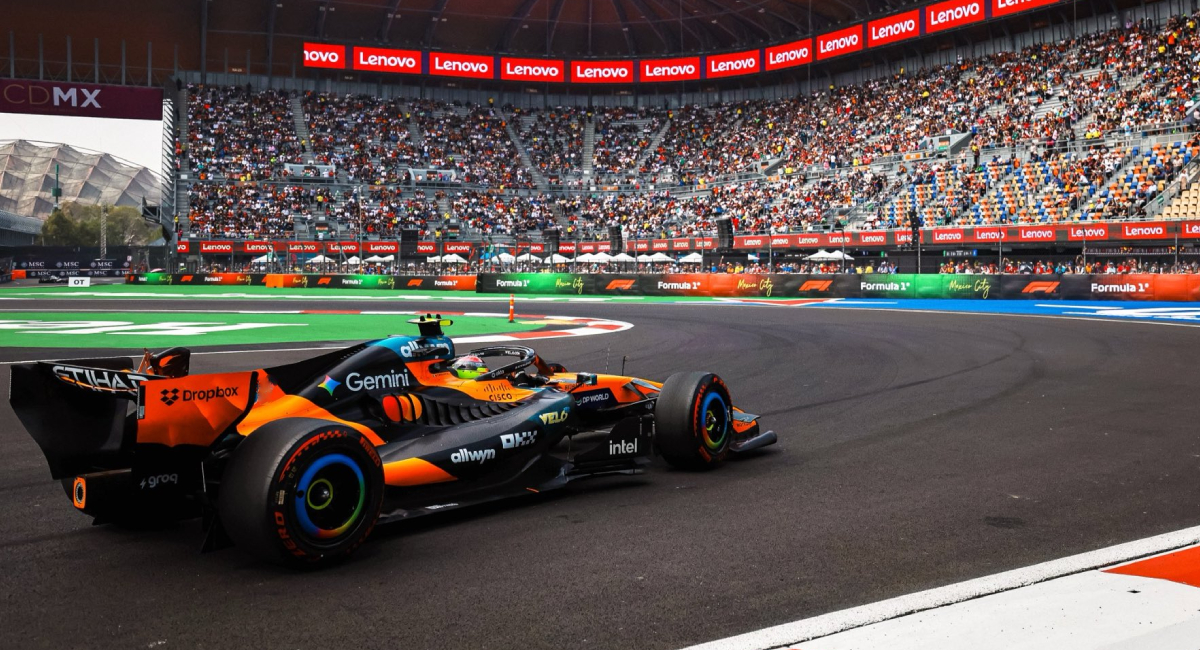 Lando Norris lideró la FP3 del Gran Premio de México, superando por apenas una milésima de segundo a Kimi Antonelli