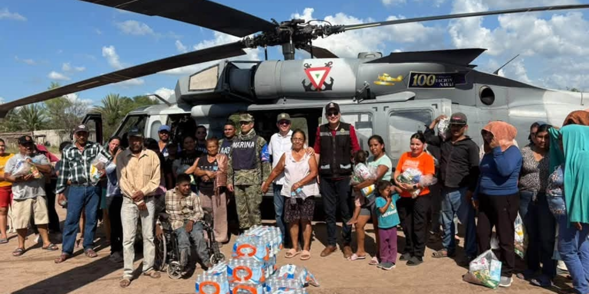 Llega ayuda humanitaria a la comunidad de Yorentamehua en Navojoa