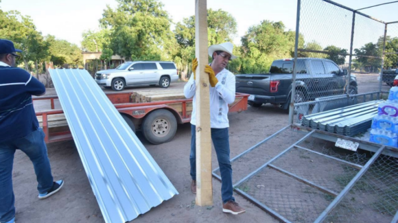 Llega material para reconstruir casas afectadas por ‘Polo’ en Navojoa