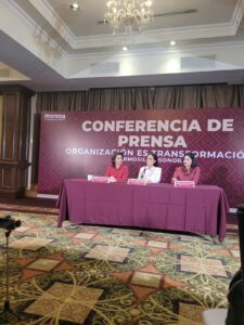 Lorenia Valles recibe en Hermosillo a Ariadna Reyes, dirigente nacional de Morena