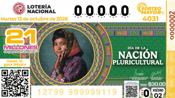 Lotería Nacional: Ganadores del Sorteo Mayor No. 4031 de HOY martes 13 de octubre de 2026
