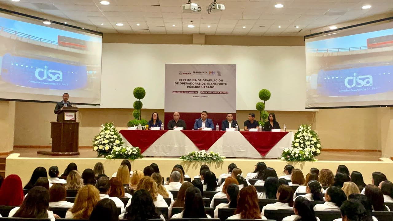 Más de 60 mujeres se incorporan como choferes del transporte público en Hermosillo