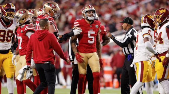 Mike Evans queda fuera del partido 49ers vs Commanders por lesión en tendón de Aquiles; ¿abandonará la NFL?