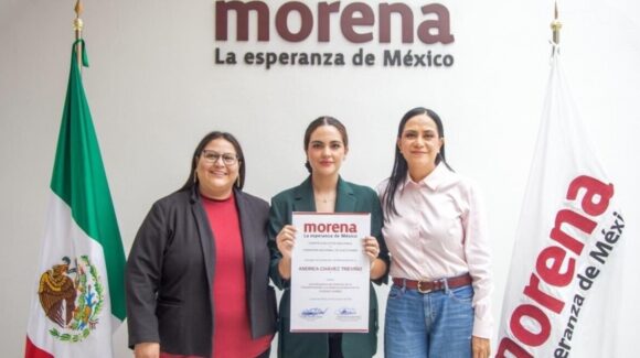 Morena designa a Andrea Chávez como coordinadora municipal en Ciudad Juárez