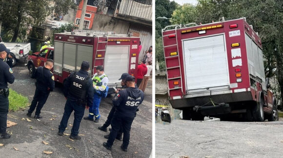Muere niño de 8 años atropellado por un camión de bomberos en CDMX; el conductor fue detenido