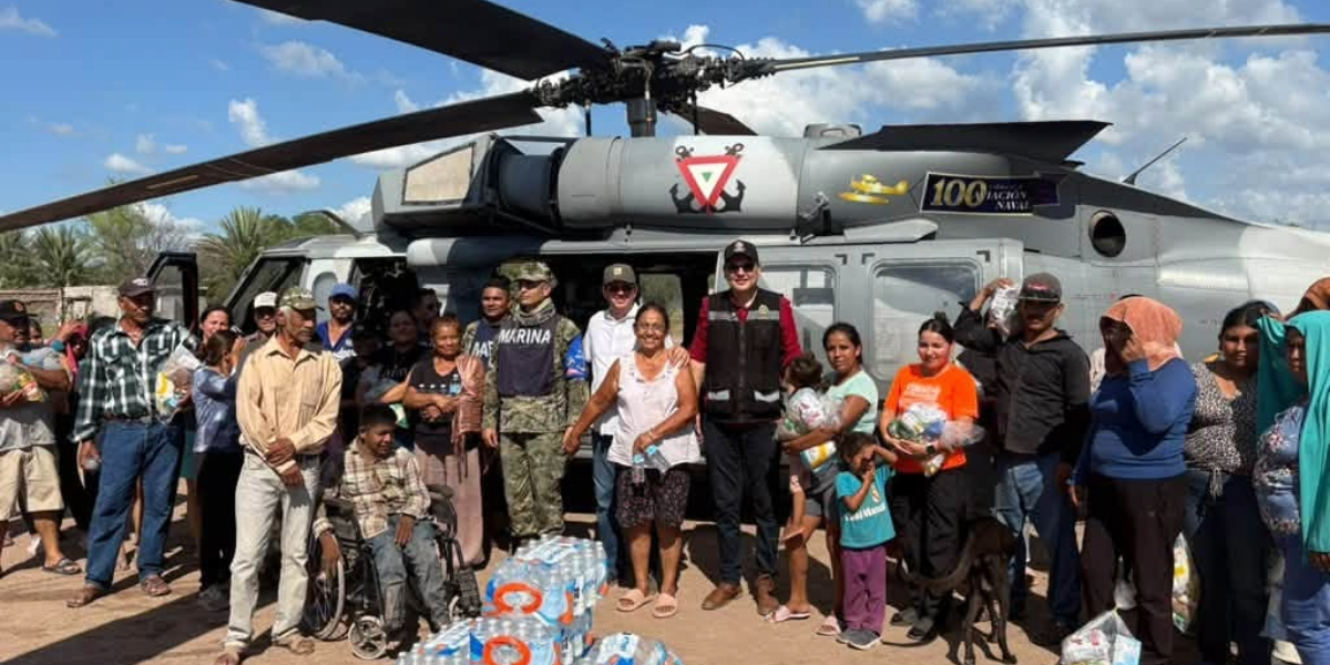 Navojoa entrega más de 14 mil despensas a familias damnificadas por el Huracán 'Polo'