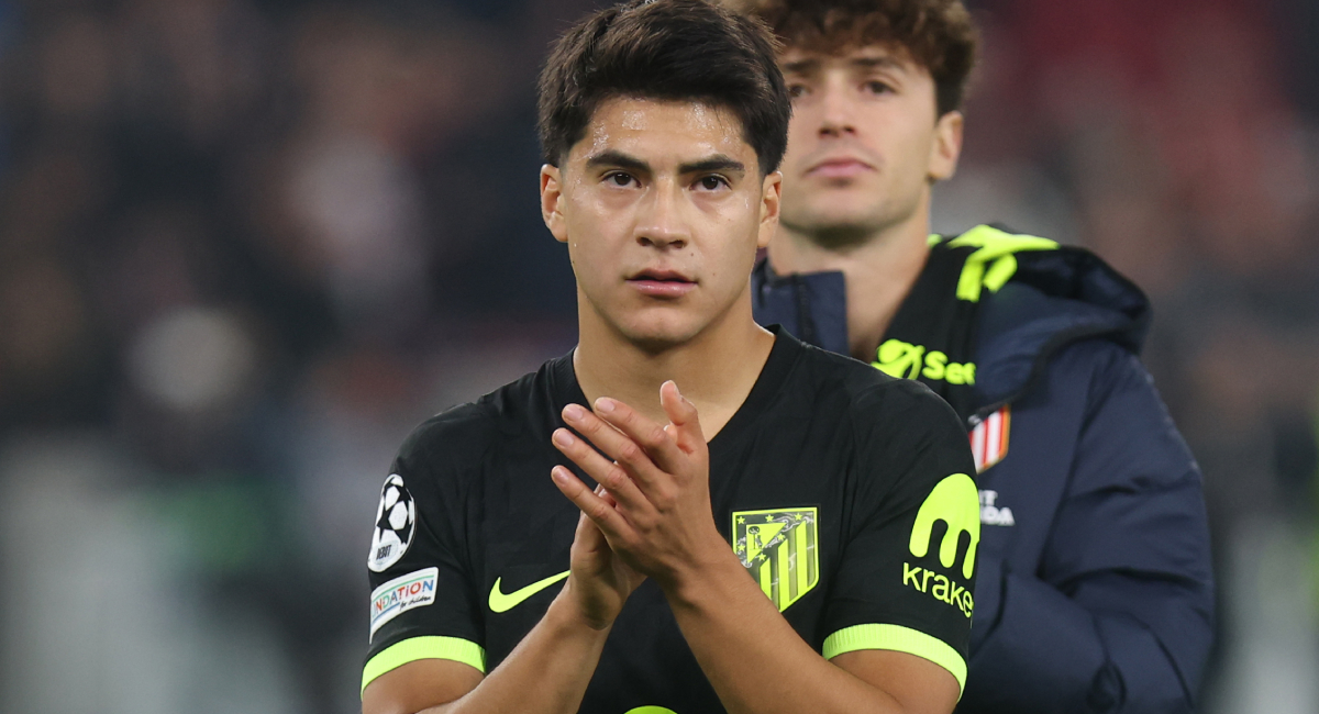 Obed Vargas hizo su debut en Champions League al entrar de cambio en el empate entre el Atlético y Stuttgart