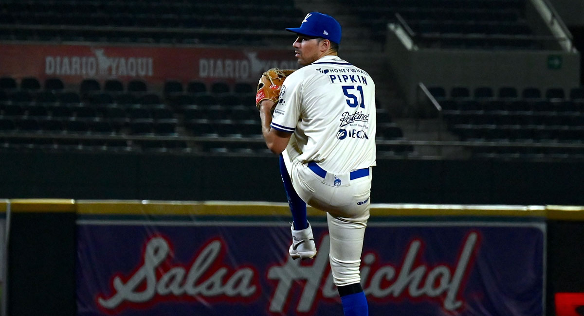 Pipkin se apuntó su primera victoria con Yaquis