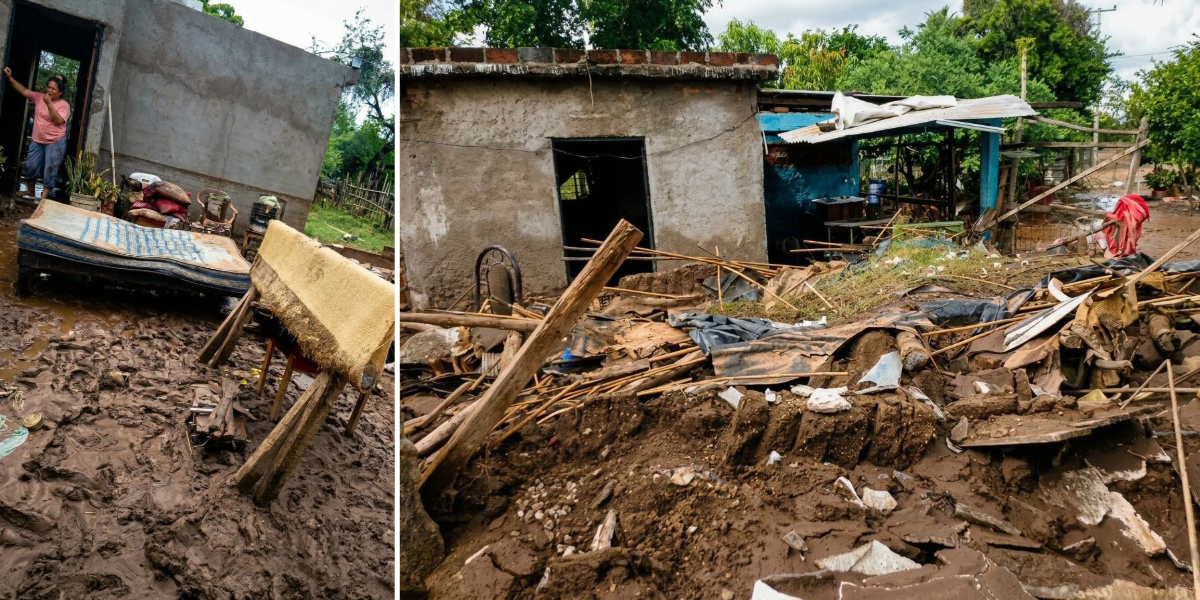 Pobladores de 'El Jíjiri' en Navojoa piden ayuda para levantar sus casas